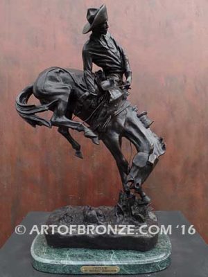 Outlaw sculpture corporate gift award after Frederic Remington