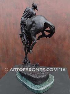 Outlaw sculpture corporate gift award after Frederic Remington