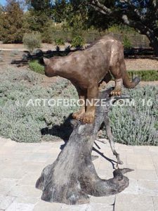 Ever Watchful high-quality bronze cast outdoor monumental sculpture for public display