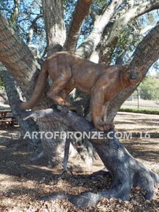 Ever Watchful high-quality bronze cast outdoor monumental sculpture for public display