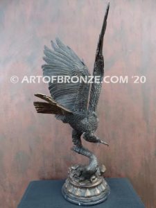 Eagle II flying eagle sculpture corporate gift or award