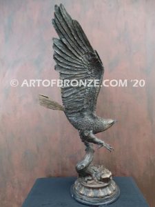 Eagle II flying eagle sculpture corporate gift or award