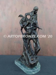 Mountain Man sculpture gift award after Frederic Remington