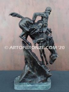 Mountain Man sculpture gift award after Frederic Remington