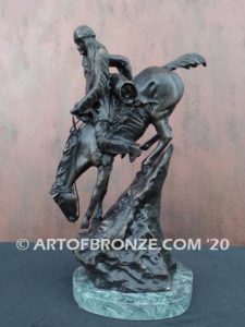 Mountain Man sculpture gift award after Frederic Remington