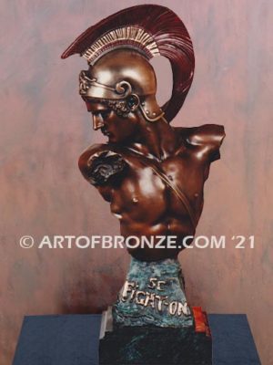 Trojan Warrior Tommy Trojan inspired University of Southern California Fight On alumni gift