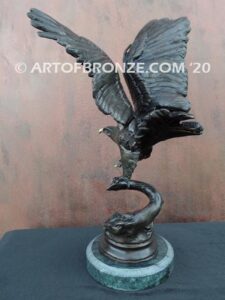 Eagle II flying eagle sculpture corporate gift or award