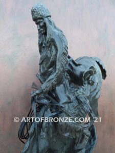 Mountain Man bronzes sculpture gift award after Frederic Remington