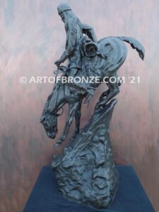 Mountain Man bronzes sculpture gift award after Frederic Remington