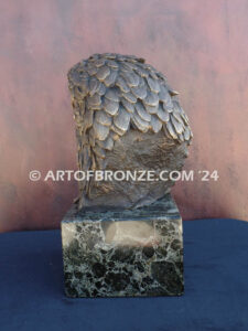 Commander spectacular bronze bald eagle bust limited-edition lost wax artwork